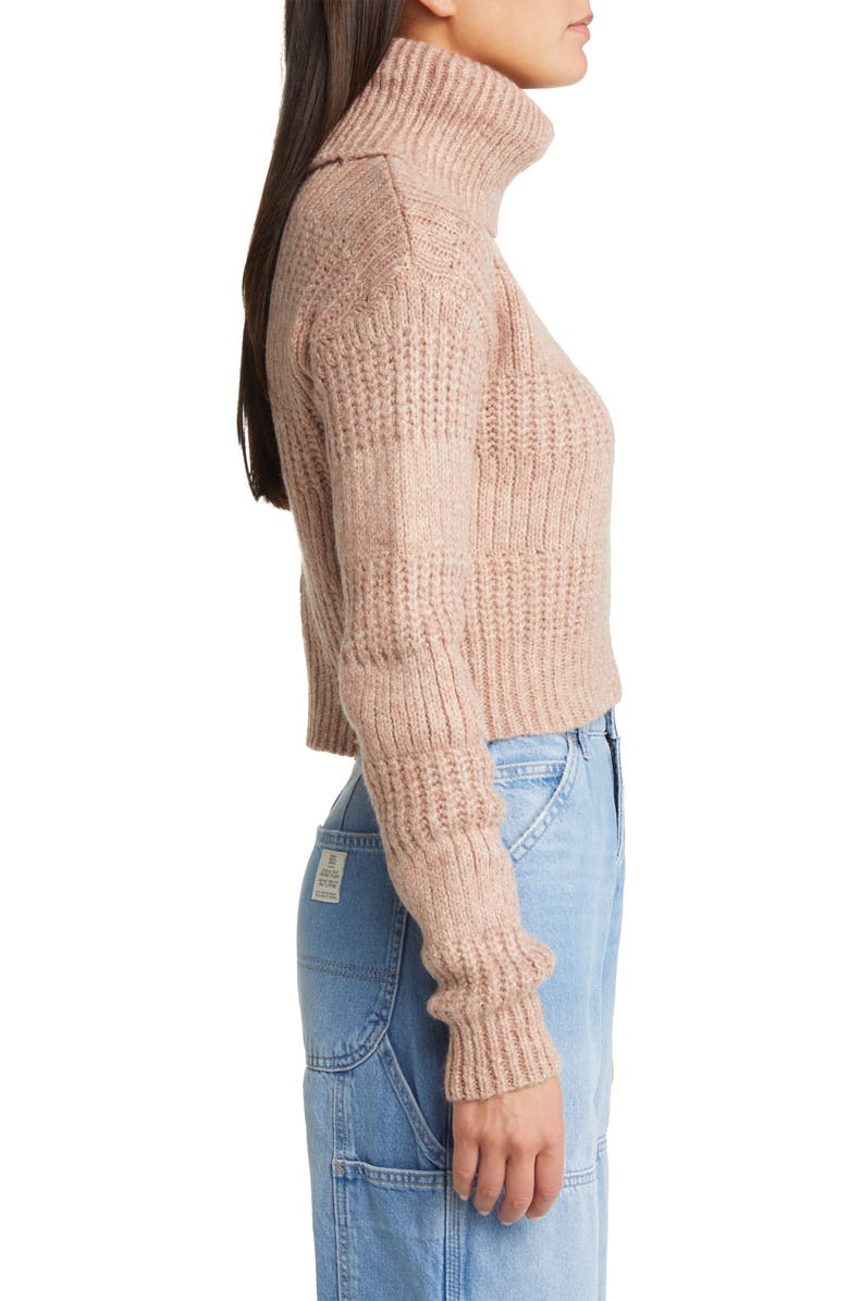 BDG Urban Outfitters Roll Neck Rib Crop Sweater | Nordstromrack