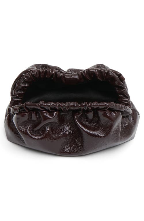 Mansur Gavriel Mini Cloud Clutch In Aubergine