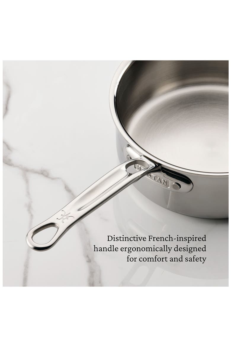 ProBond® Luxe Professional Clad Stainless Steel 0.75-Quart Butter Warmer, Alternate, color, NO COLOR