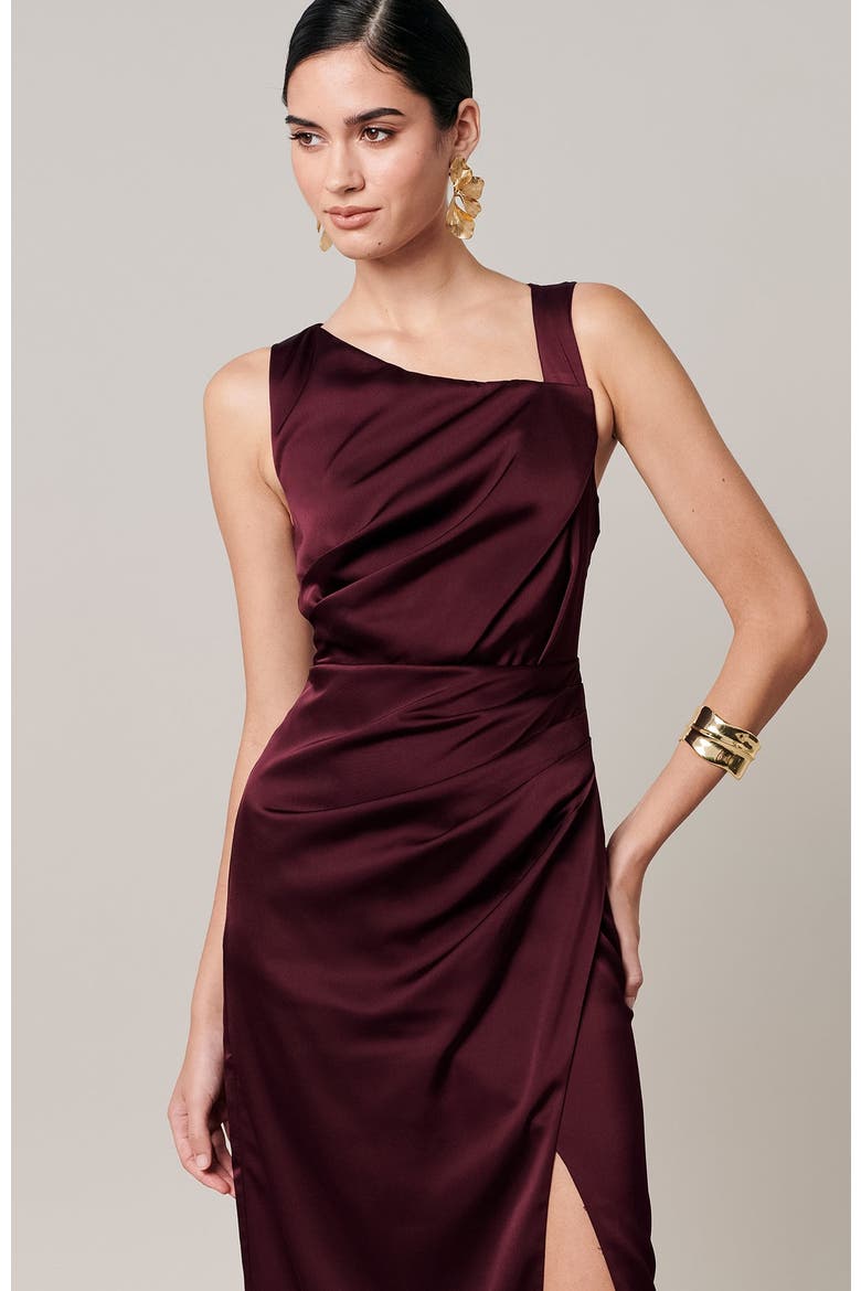 Carey Midi Dress, Alternate, color, Plum