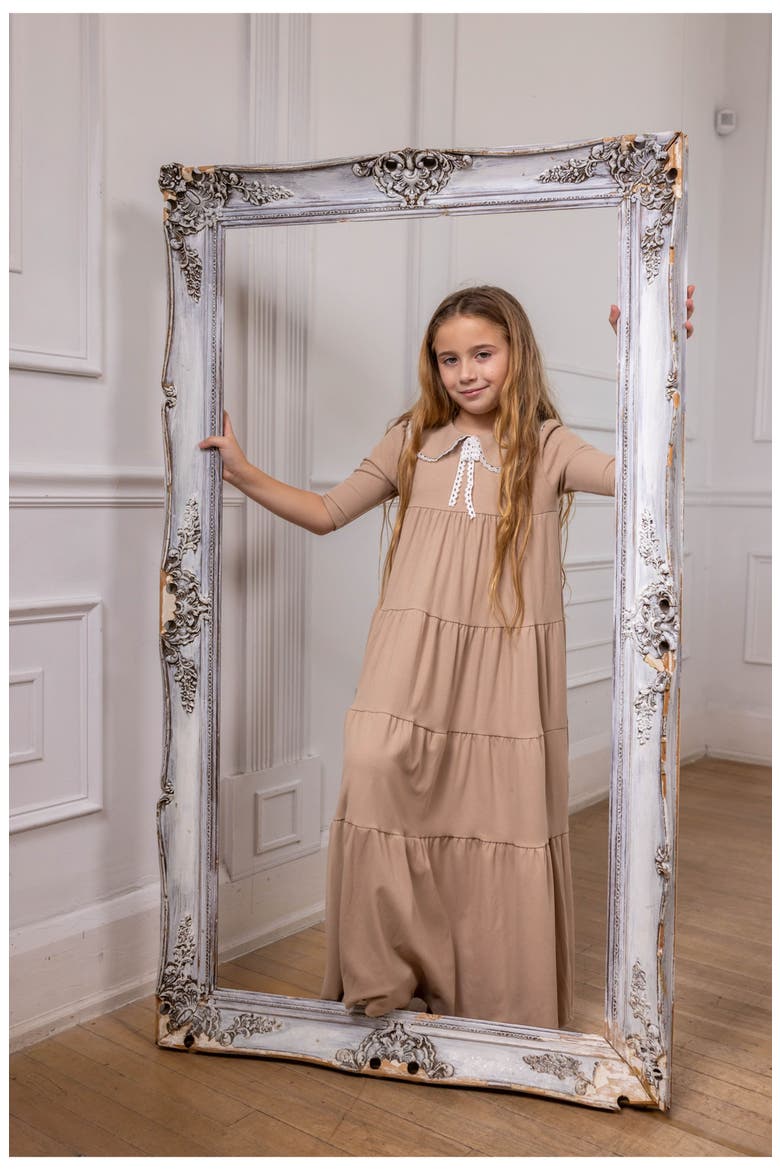 Ribbed Maxi, Alternate, color, Cocoa