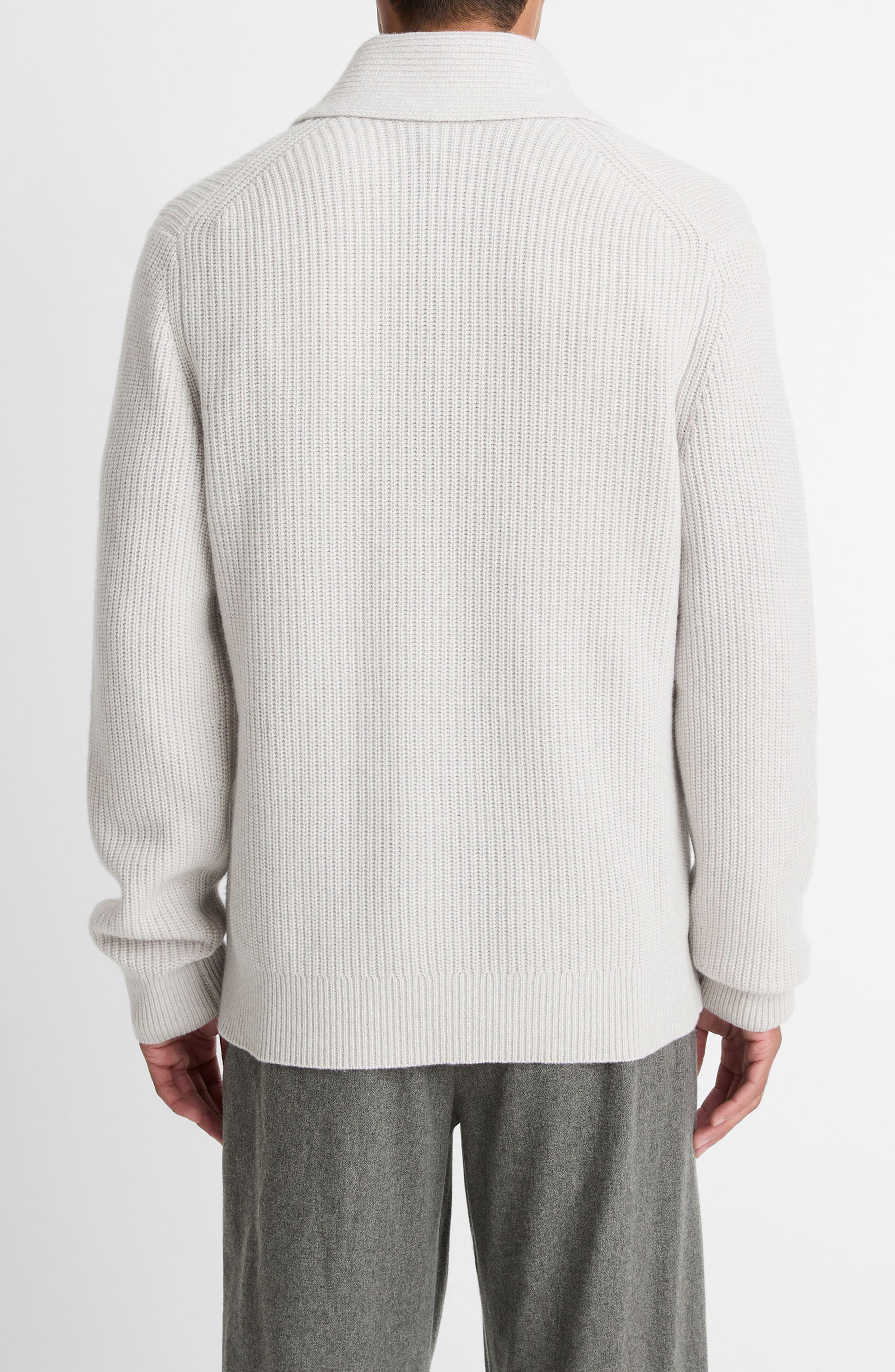 Shaker Stitch Wool & Cashmere Sweater - image 2