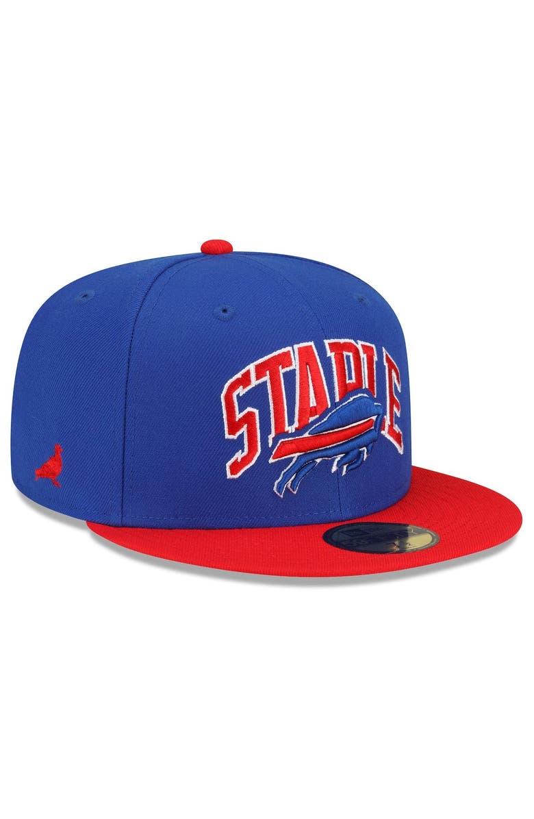 New Era x Staple Men's New Era Royal/Red Buffalo Bills NFL x Staple Collection 59FIFTY Fitted Hat, Main, color, 