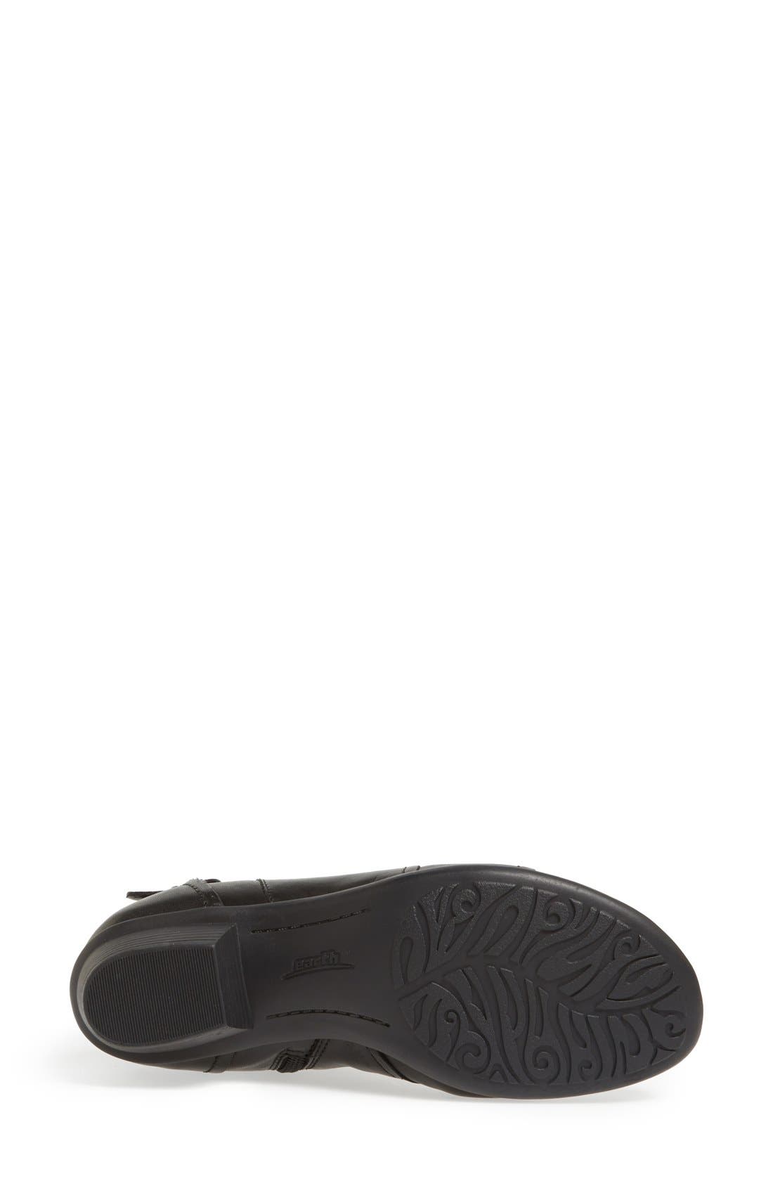 'Atlas' Leather Bootie, Alternate, color, BLACK