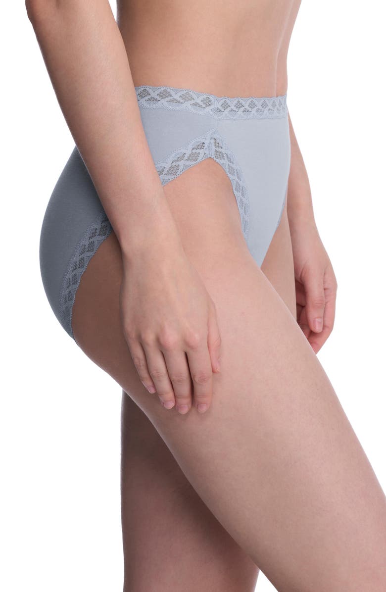Natori Bliss Cotton French Cut Brief, Alternate, color, Blue Mist