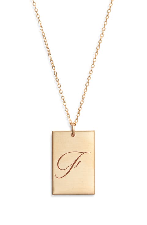 Stella Initial Pendant Necklace