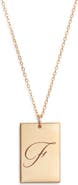 Set & Stones Stella Initial Pendant Necklace