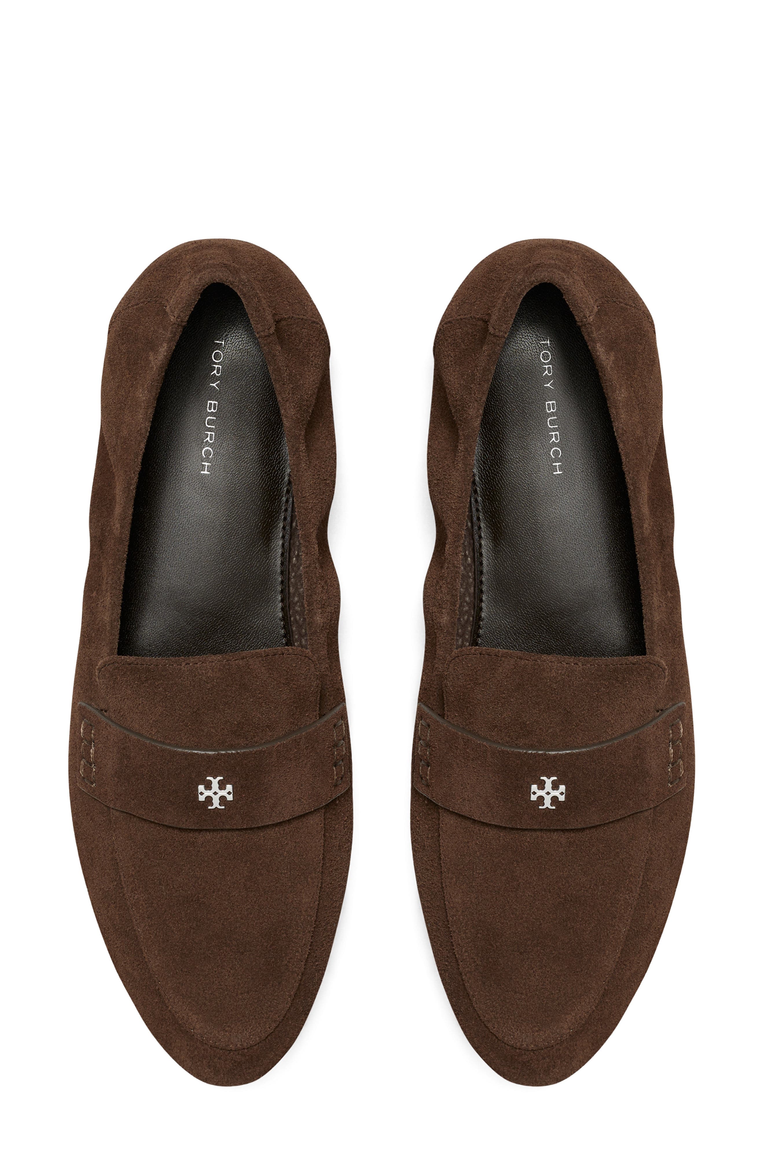 Tory Burch Ballet Loafer, Alternate, color, Dark Cocoa