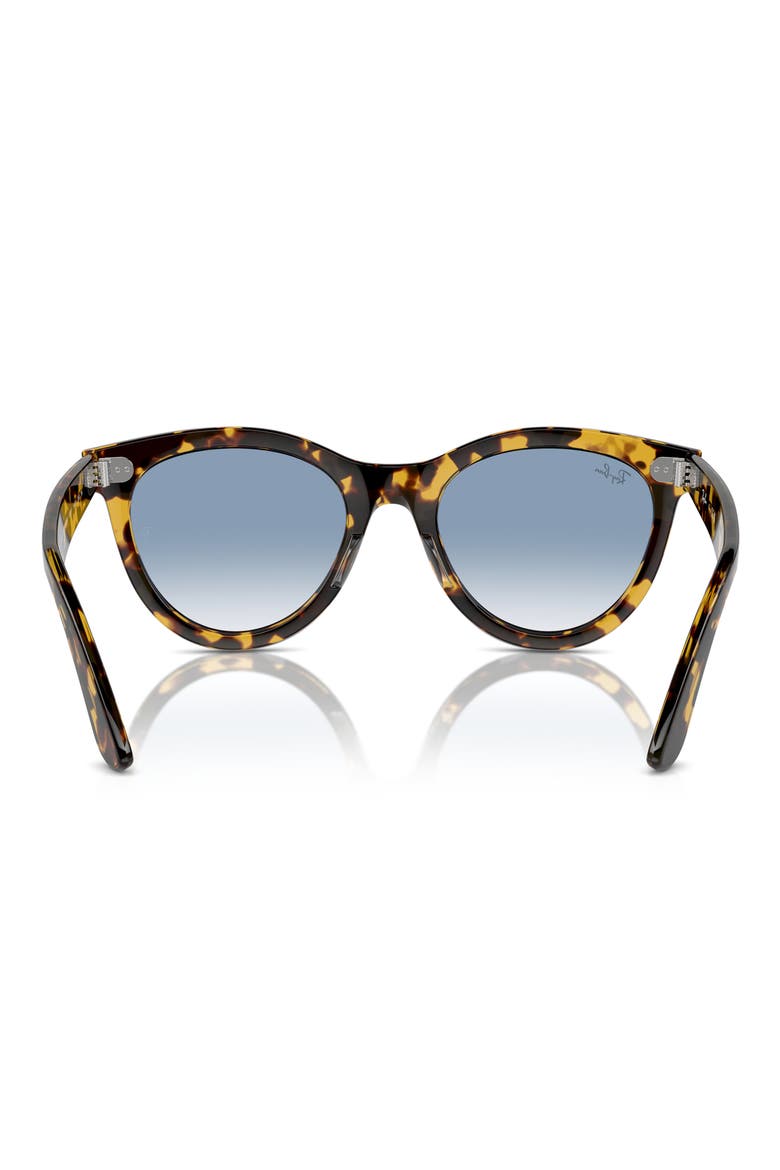 Wayfarer Way 54mm Gradient Oval Sunglasses, Alternate, color, MUSTARD