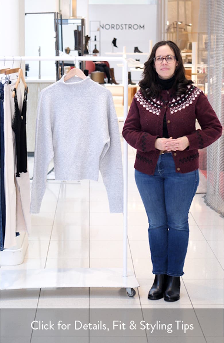 Turtleneck Crop Sweater, sales video thumbnail