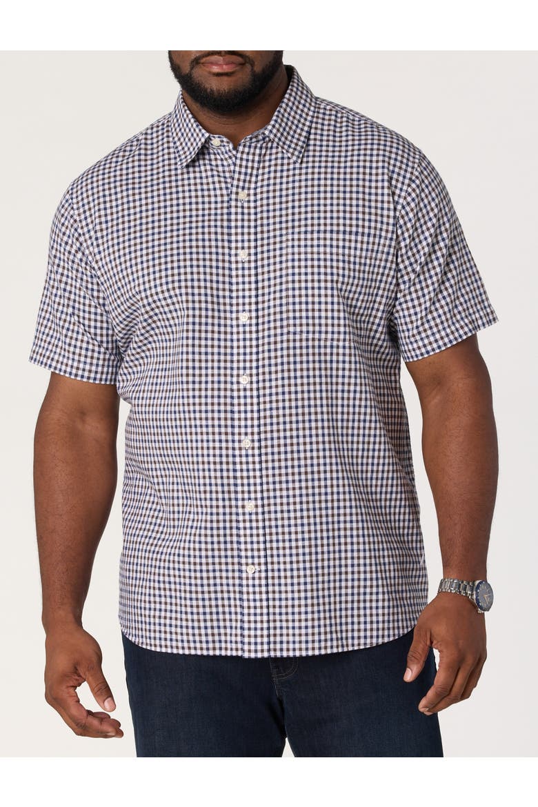 Big & Tall Double Slub Sport Shirt, Alternate, color, SAIL WHITE