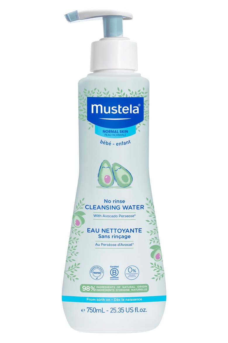 No-Rinse Cleansing Water with Avocado Perseose, Alternate, color, WHITE