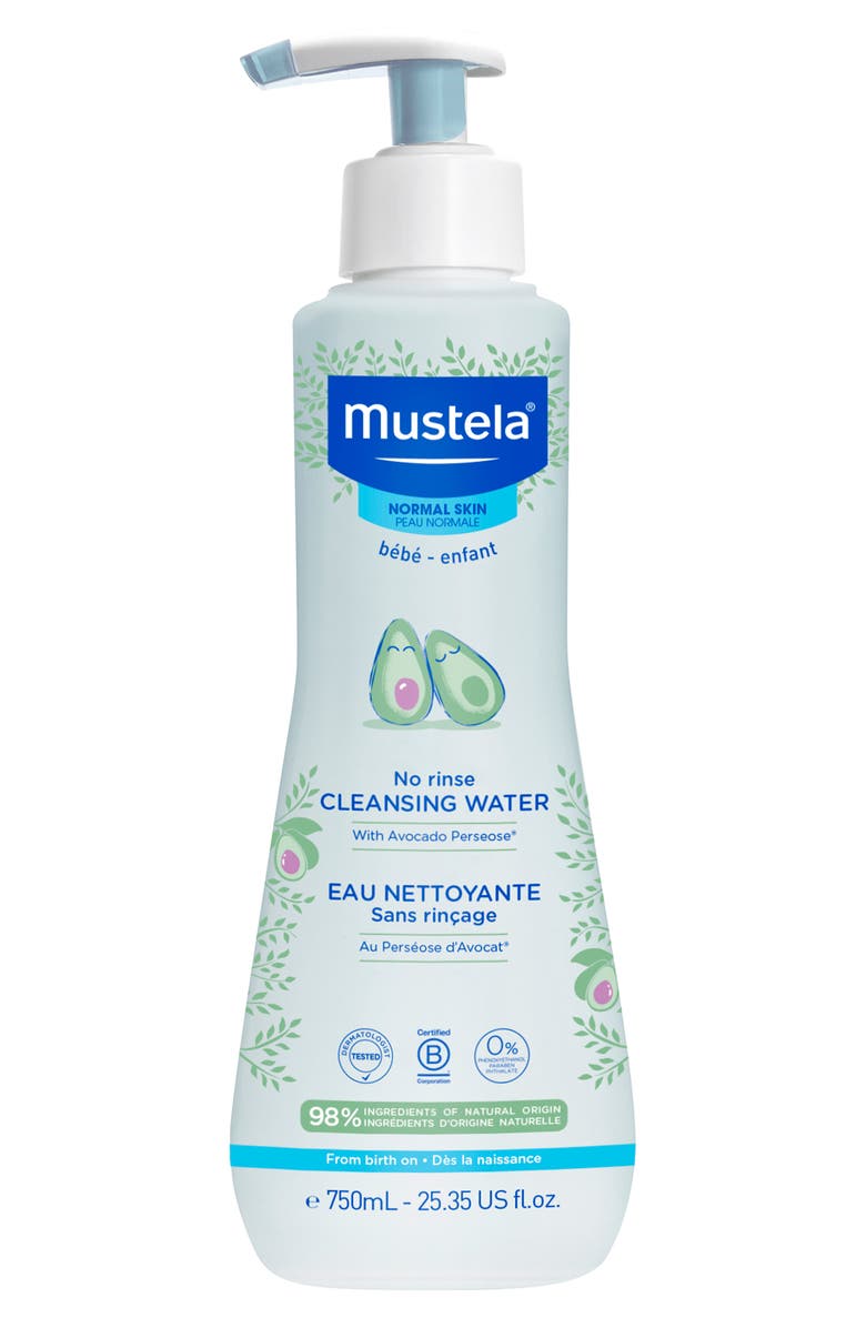 Mustela<sup>®</sup> No-Rinse Cleansing Water with Avocado Perseose, Alternate, color,