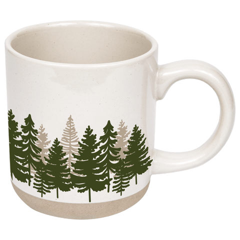 Trees 14 oz Stoneware Coffee Mug