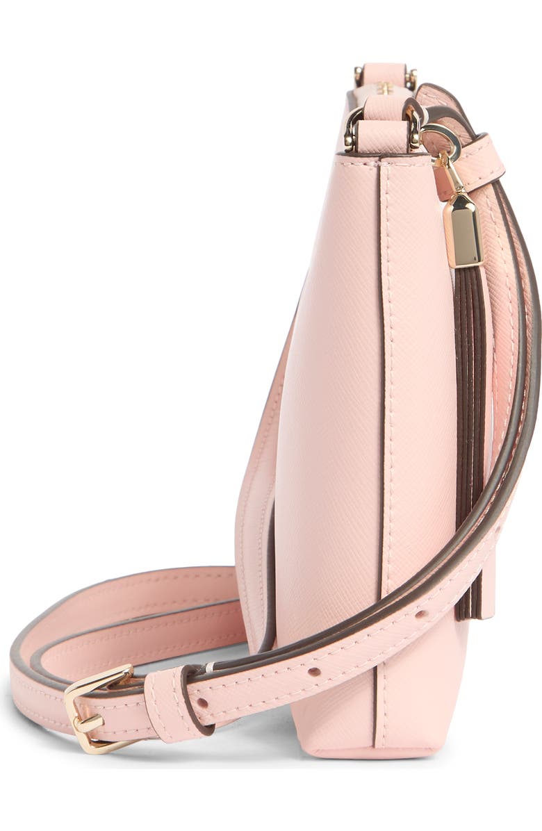 Kate Spade New York sadie saffiano leather small crossbody bag, Alternate, color, Chalk Pink