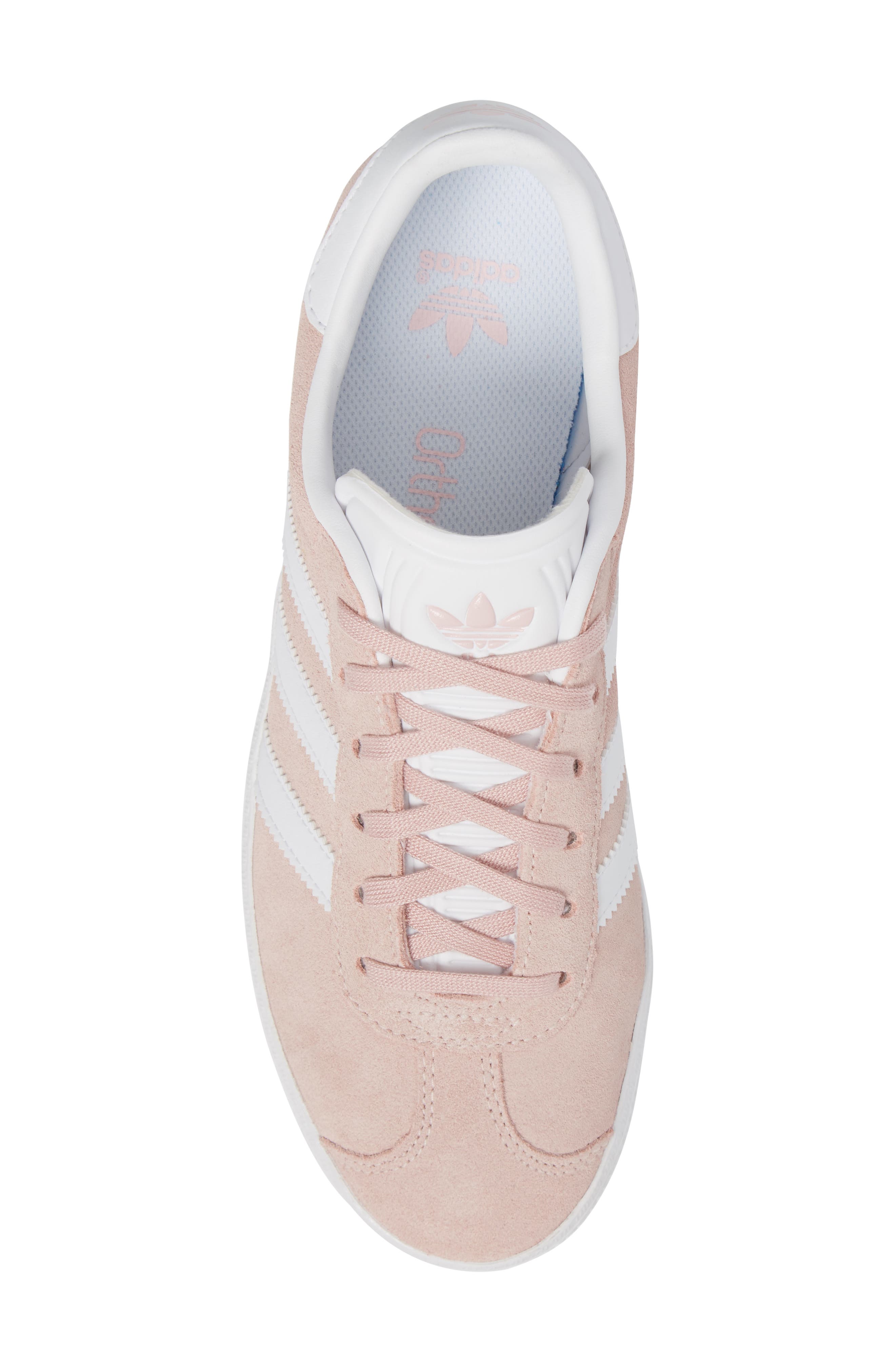 Gazelle Sneaker, Alternate, color, ICY PINK/ WHITE/ GOLD
