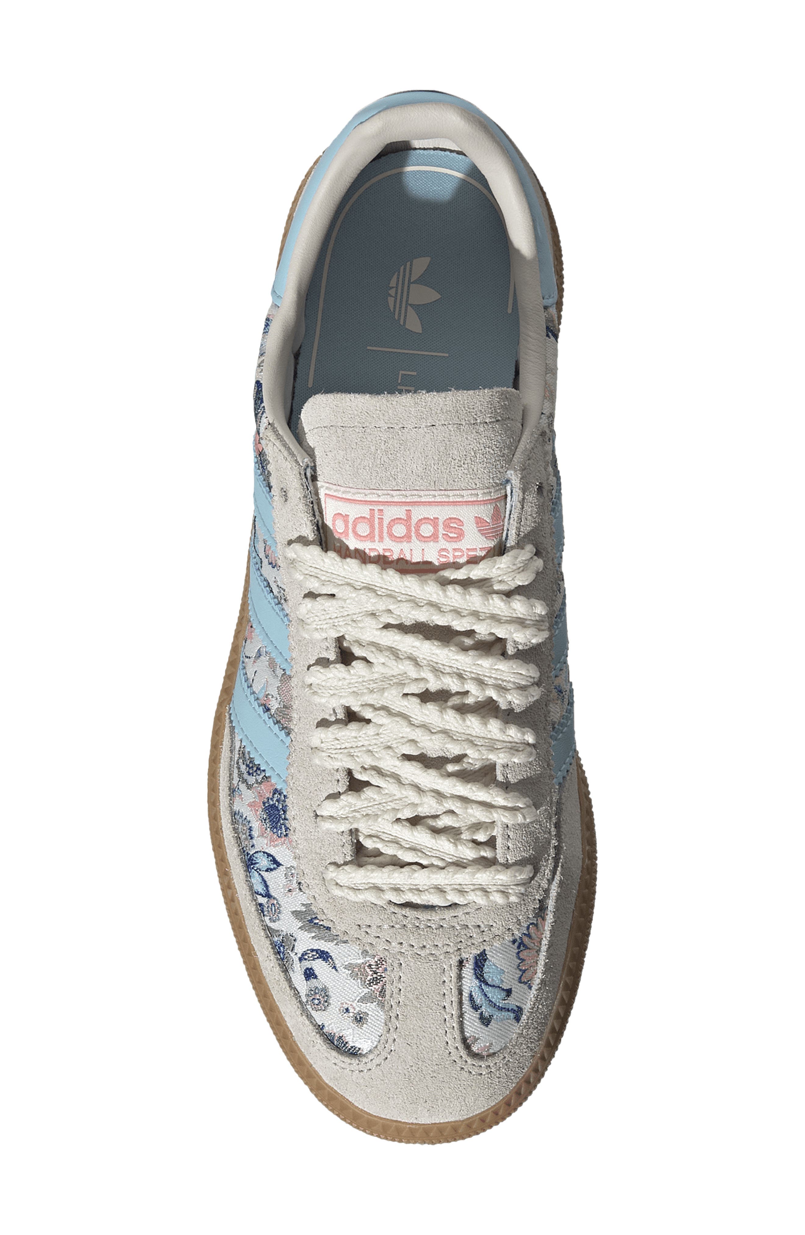 Kids' Handball Spezial Sneaker, Alternate, color, OFF WHITE/ ICEY BLUE/ GUM