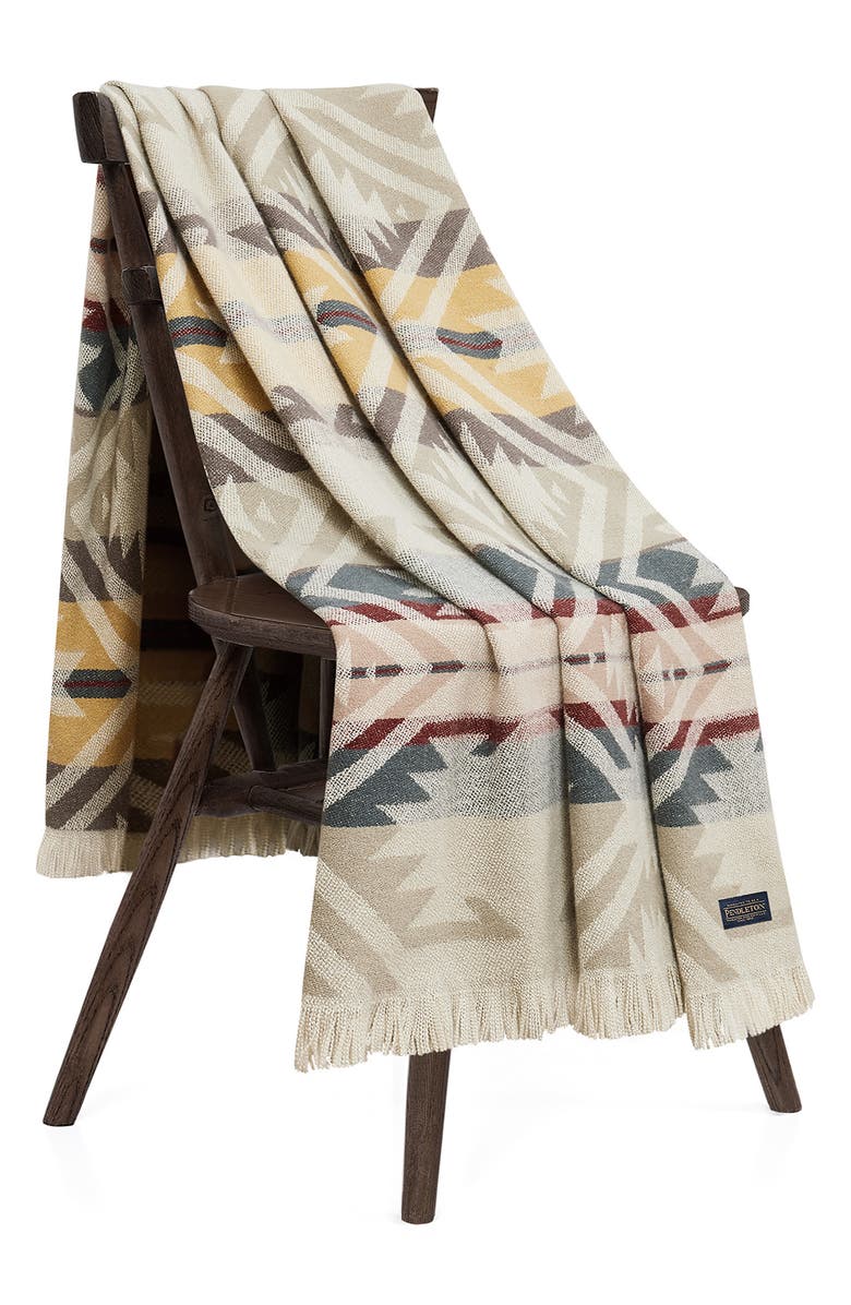 Pendleton White Sands Throw Blanket, Alternate, color, 