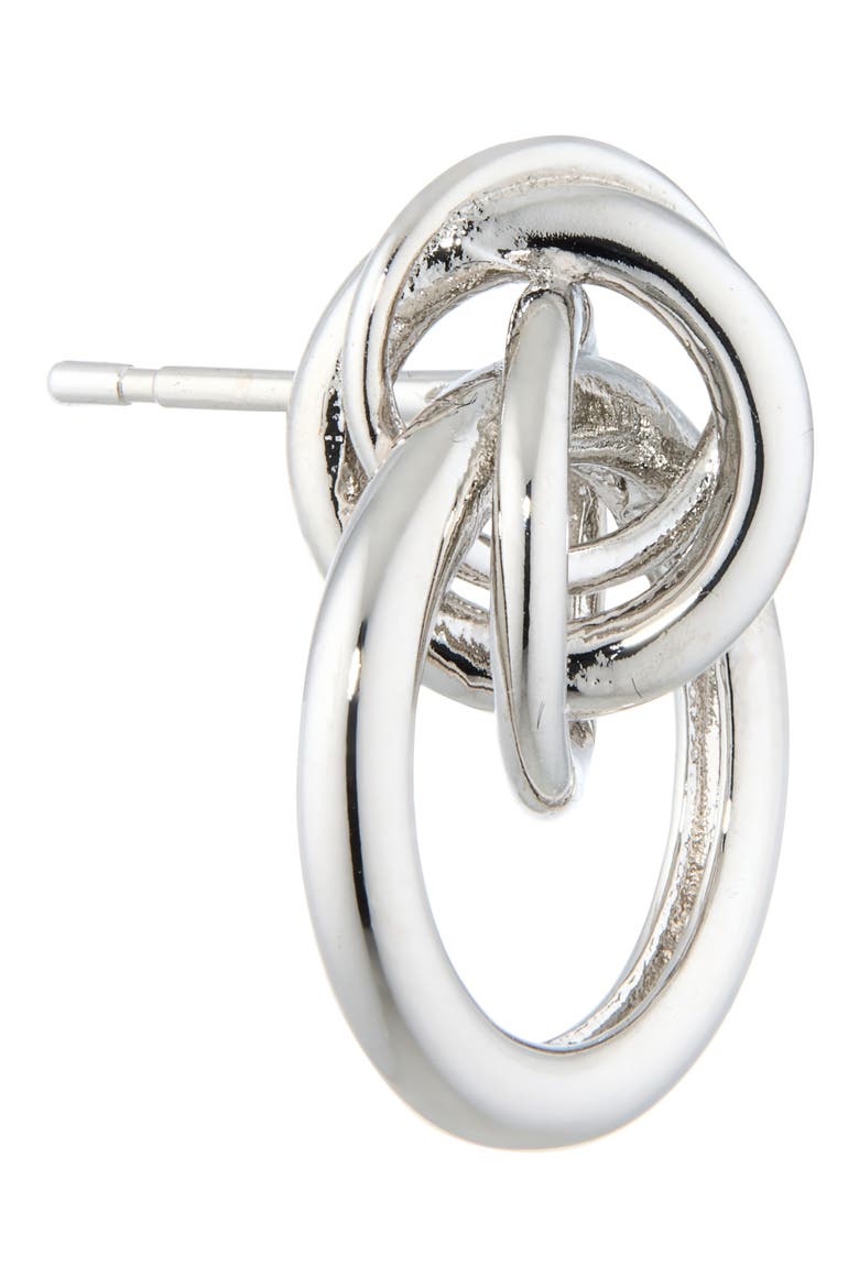 Cara Circle Earrings, Alternate, color, PALLADIUM