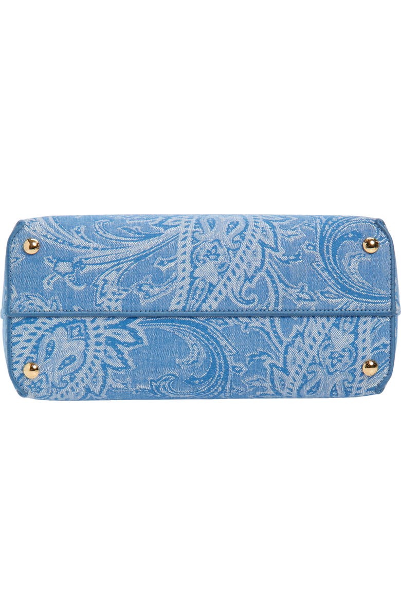 Etro Jacquard Tote, Alternate, color, Blue