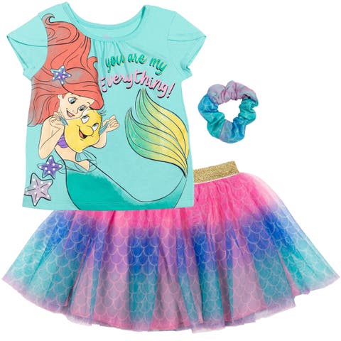 Frozen T-Shirt and Tutu Skirt Set with Scrunchie