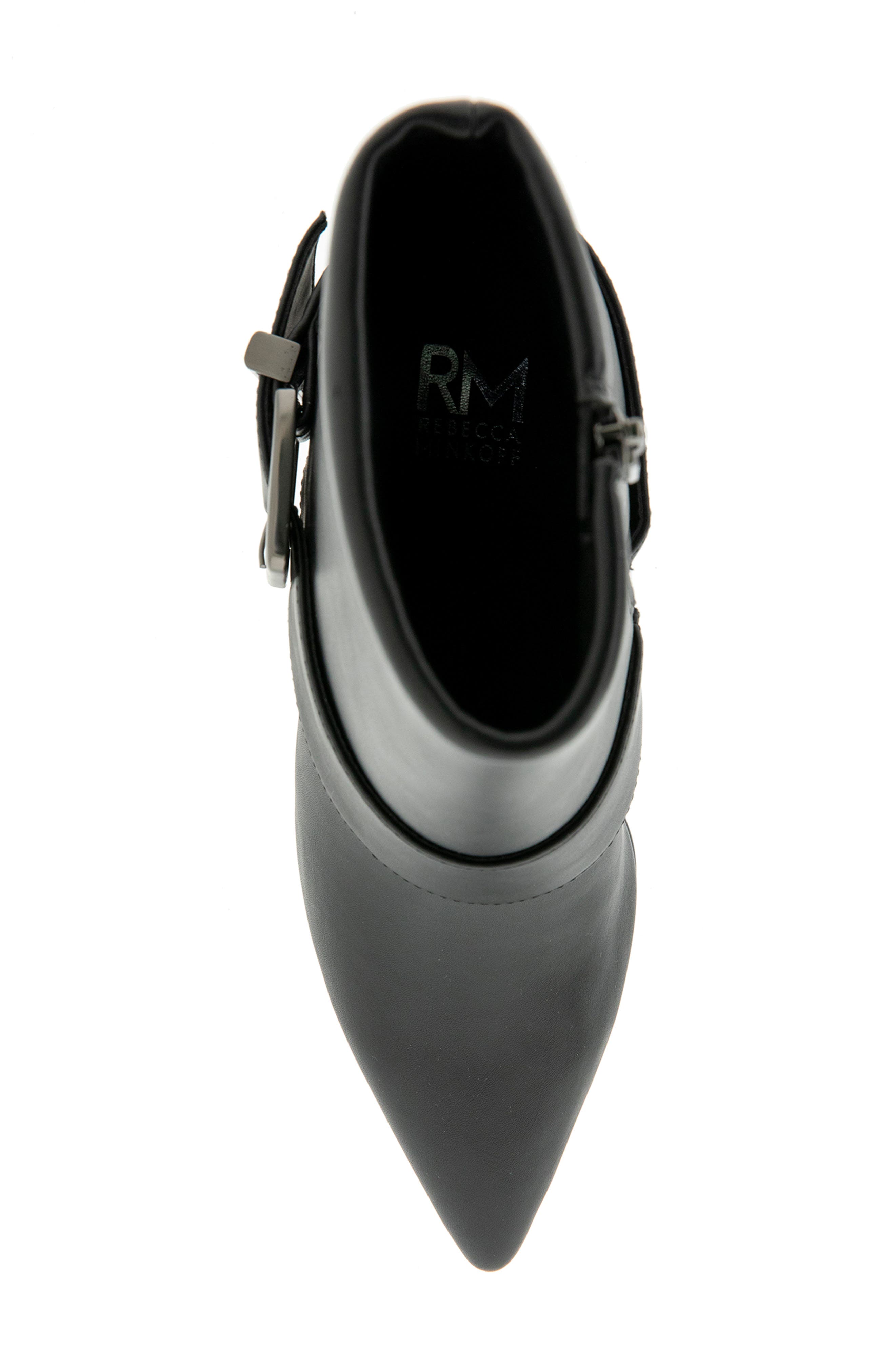 Karina Fold Bootie, Alternate, color, BLACK PU