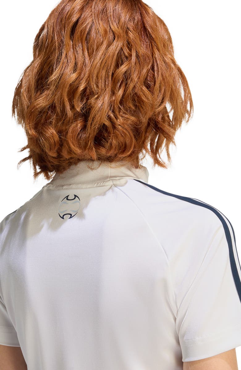 adidas Originals Teamgeist Baby Tee, Alternate, color, White/ Aurora Ink/ Crystal Sky