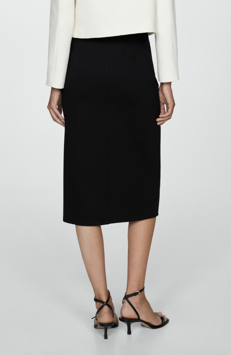 MANGO Rome Knit Pencil Skirt, Alternate, color, 