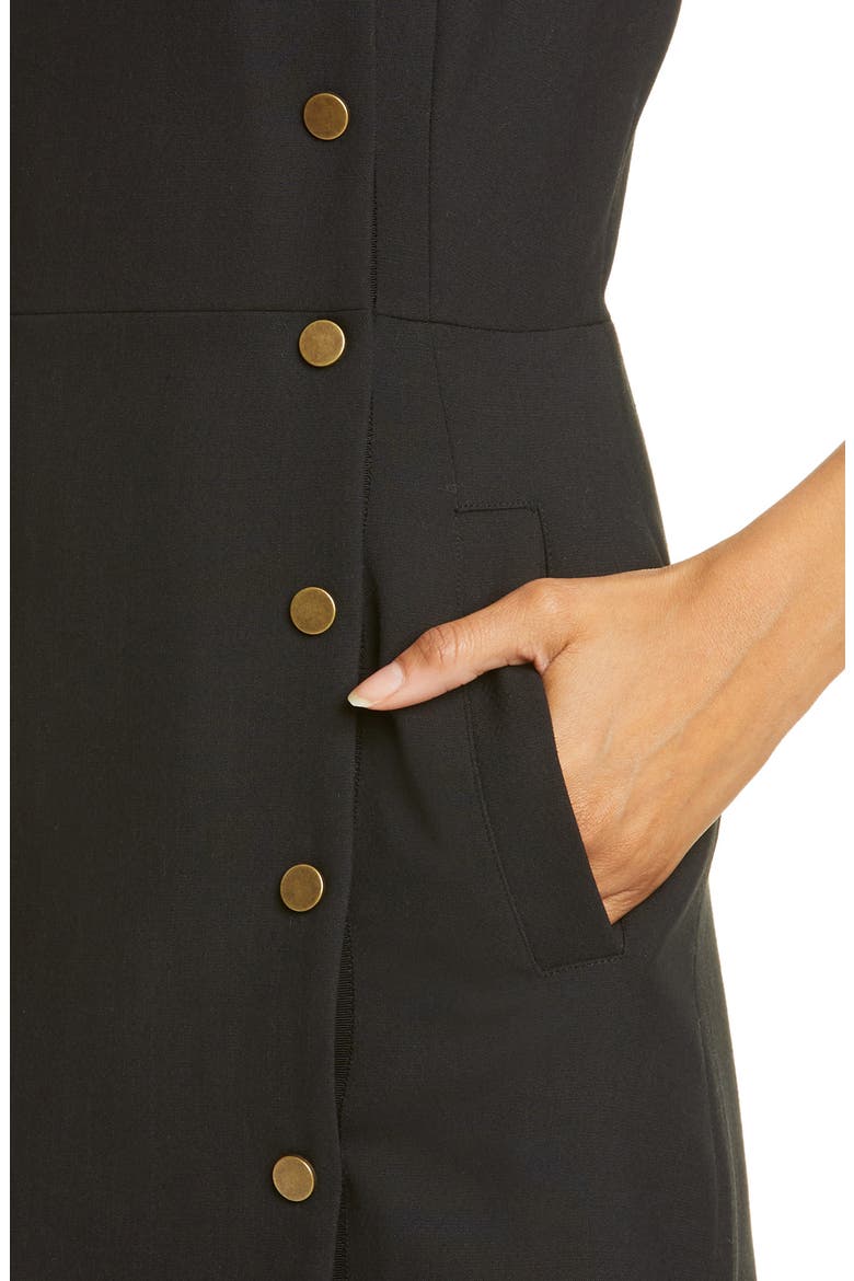 Cutler Minidress, Alternate, color, BLACK