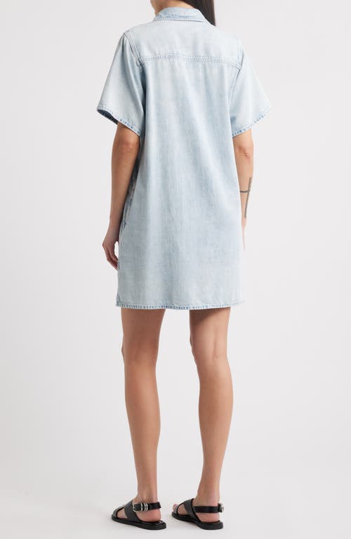 Rag & Bone Blue Ultra Featherweight Jocelyn Denim Minidress