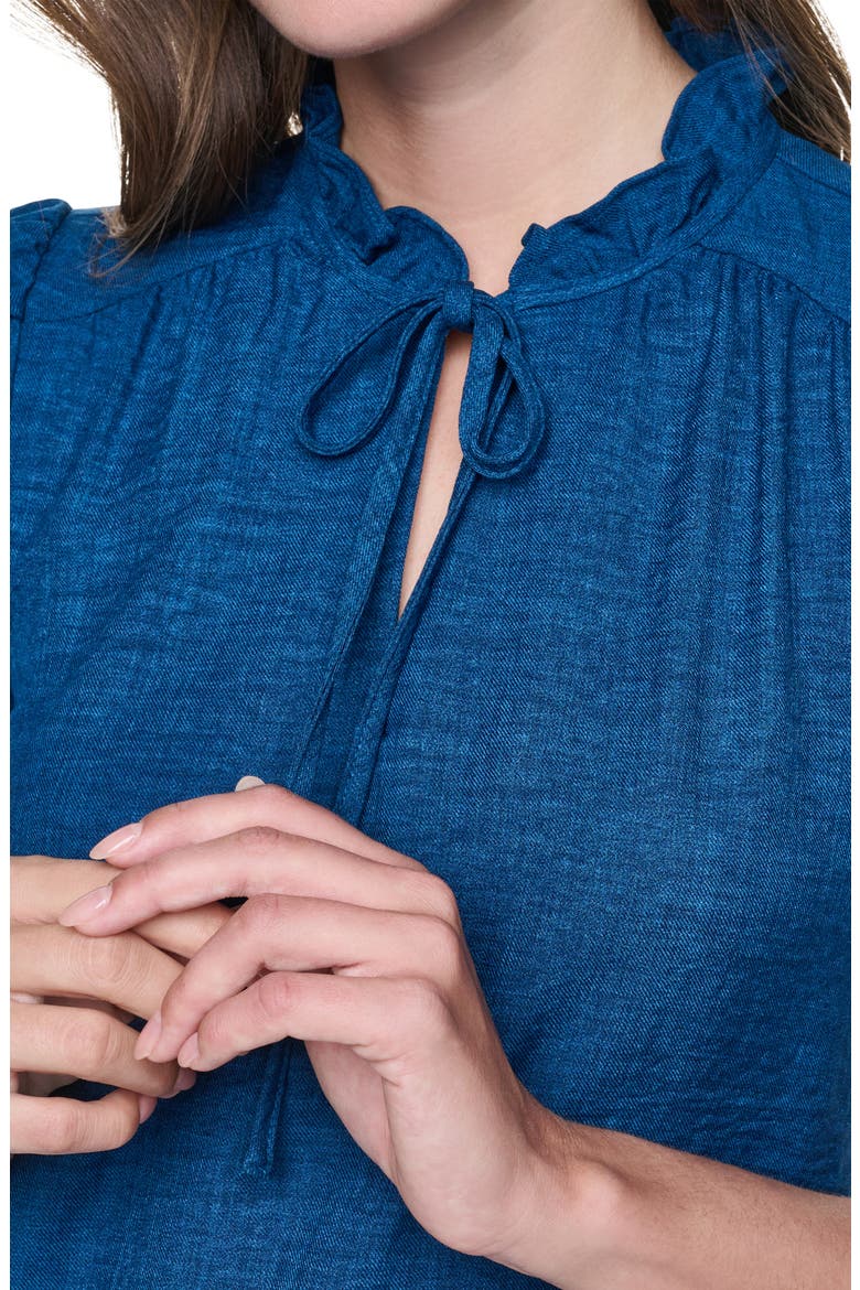 Ruffled Envelope Sleeve Shift Dress, Alternate, color, LUSH ATLAN