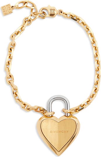 Heart Lock Pendant Bracelet