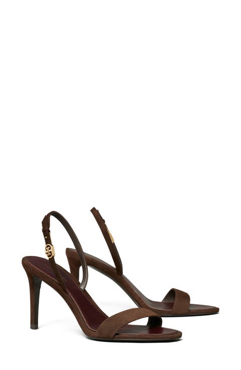 Double T Buckle Slingback Sandal (Women)