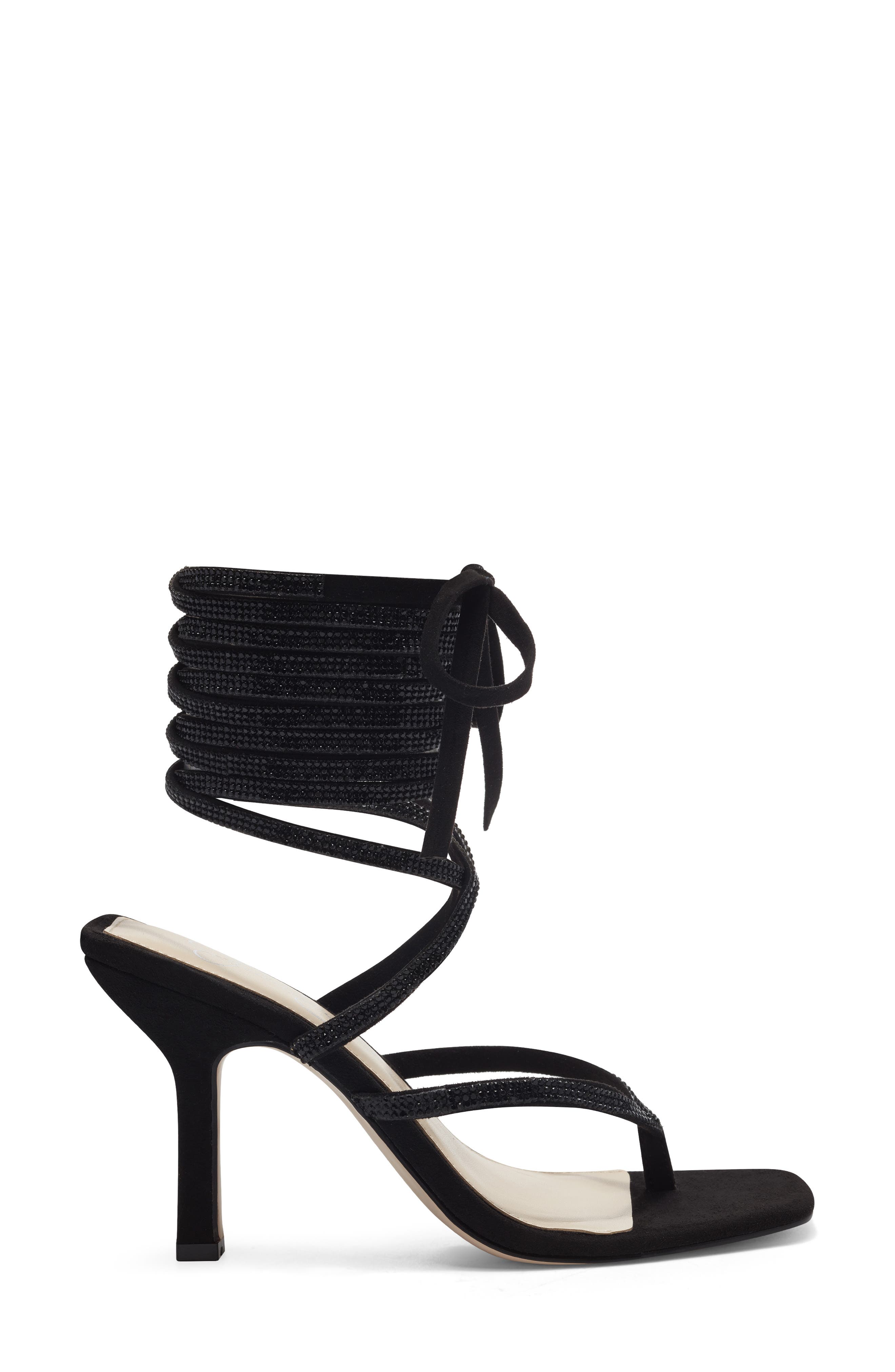 Jessica Simpson Kelsa Ankle Tie Thong Sandal, Alternate, color, 