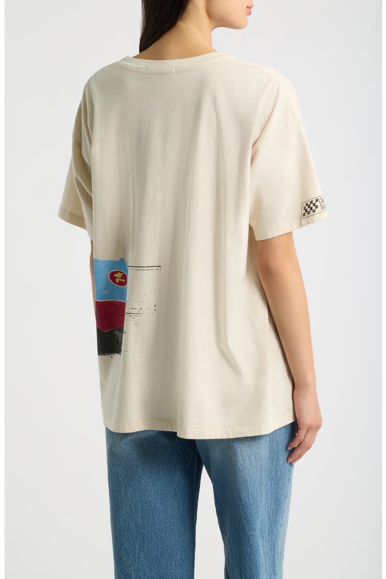 Racecar Wrap Around Graphic Tee, Alternate, color, DIRTY WHITE