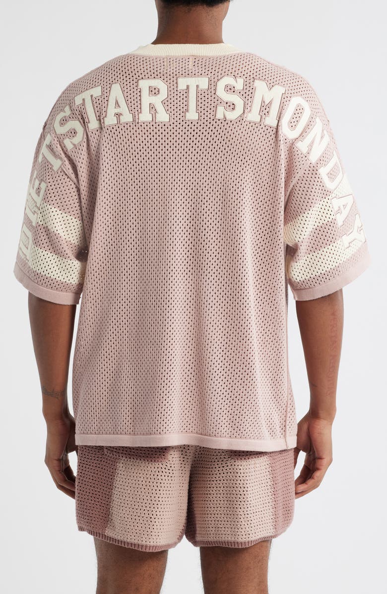 DIET STARTS MONDAY Knit Mesh Jersey, Alternate, color, 