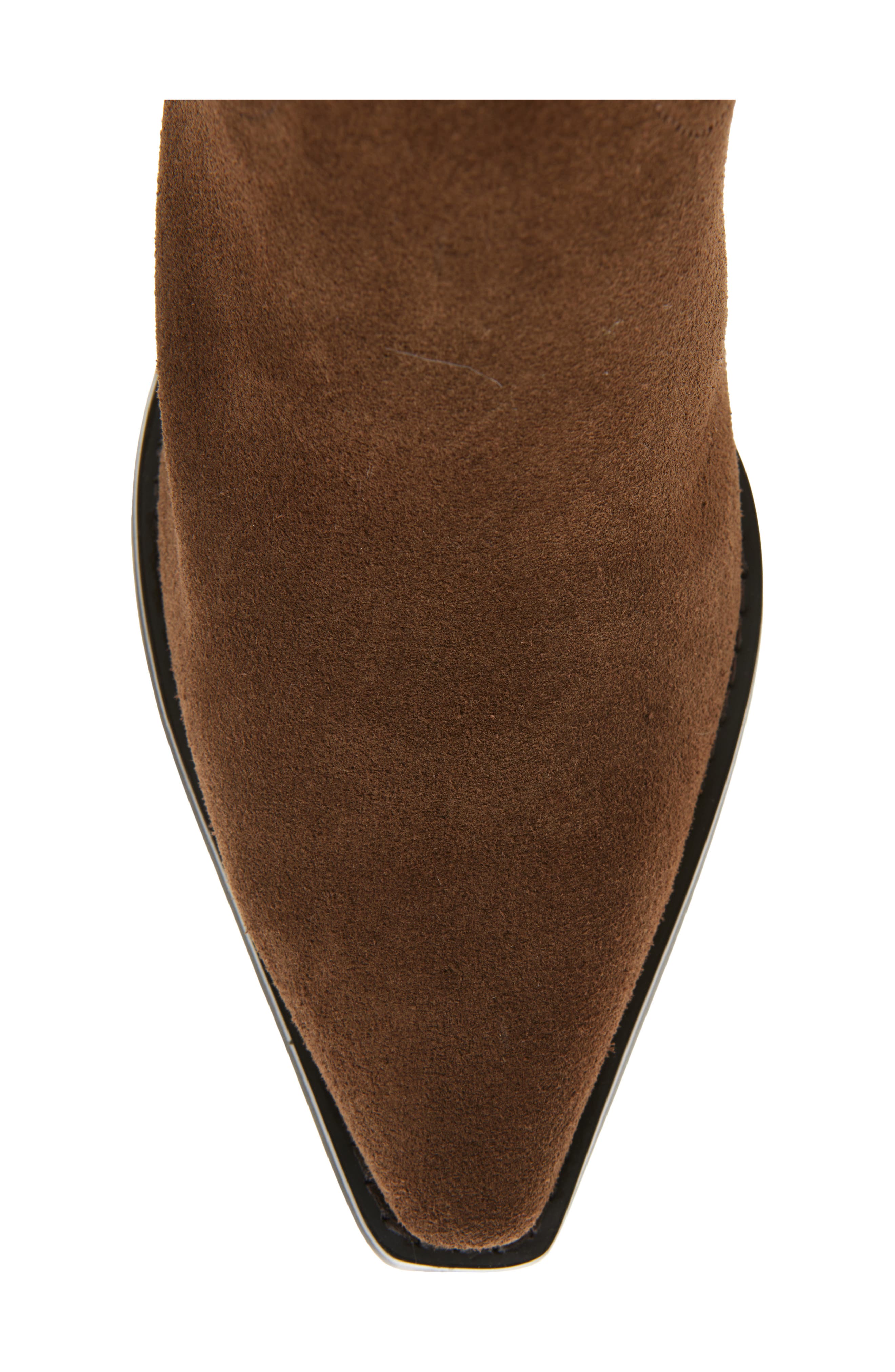 Jeffrey Campbell Dagget Western Boot, Alternate, color, Brown Suede