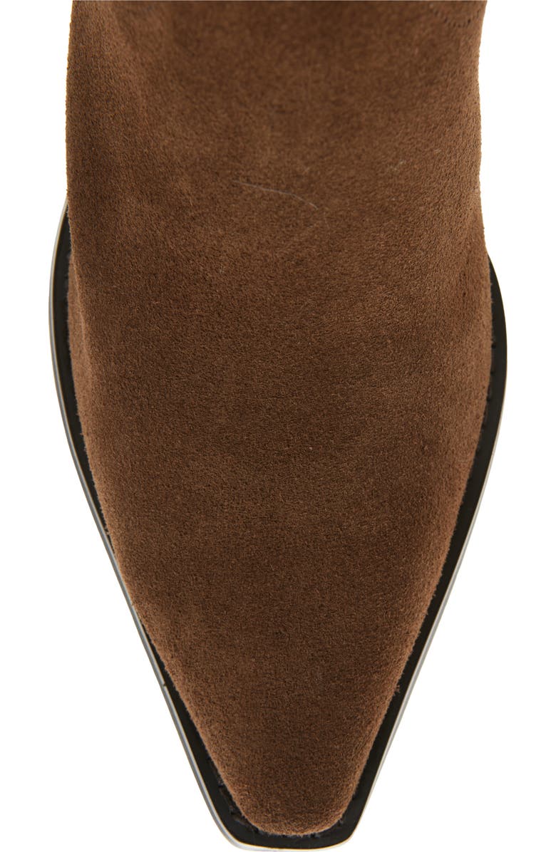 Jeffrey Campbell Dagget Western Boot, Alternate, color, Brown Suede