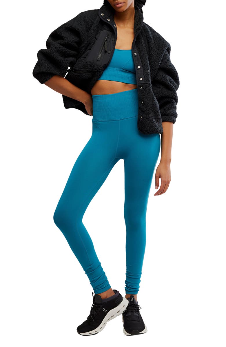 Free People FP Movement Good Karma Leggings, Alternate, color, Celestial Blue