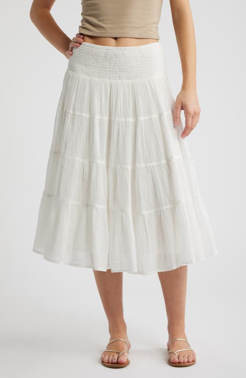 Bea Cotton Tiered Skirt