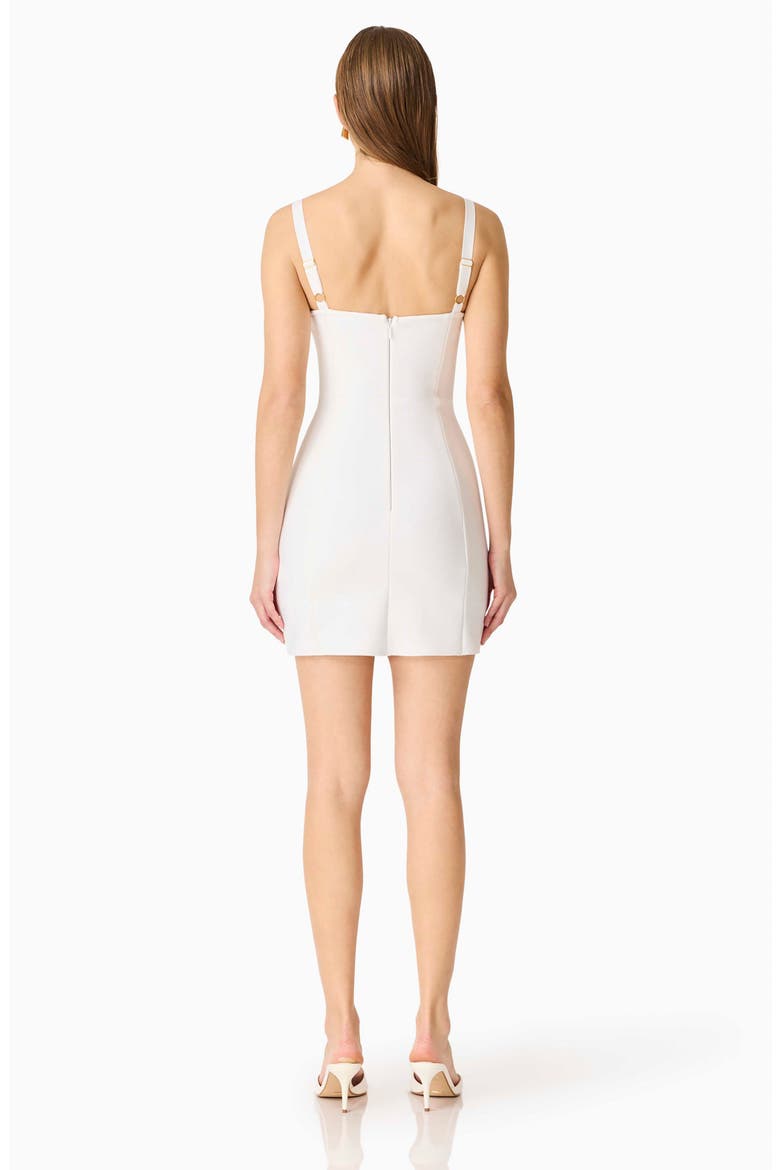 Opline Floral Minidress, Alternate, color, WHITE