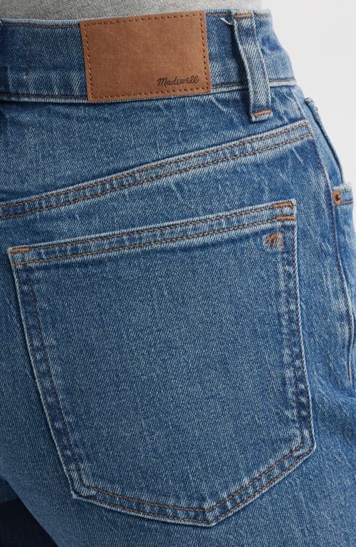 Madewell The '90s High Waist Straight Leg Jeans In Blue