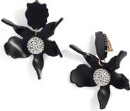 Lele Sadoughi Crystal Clip-On Drop Earrings