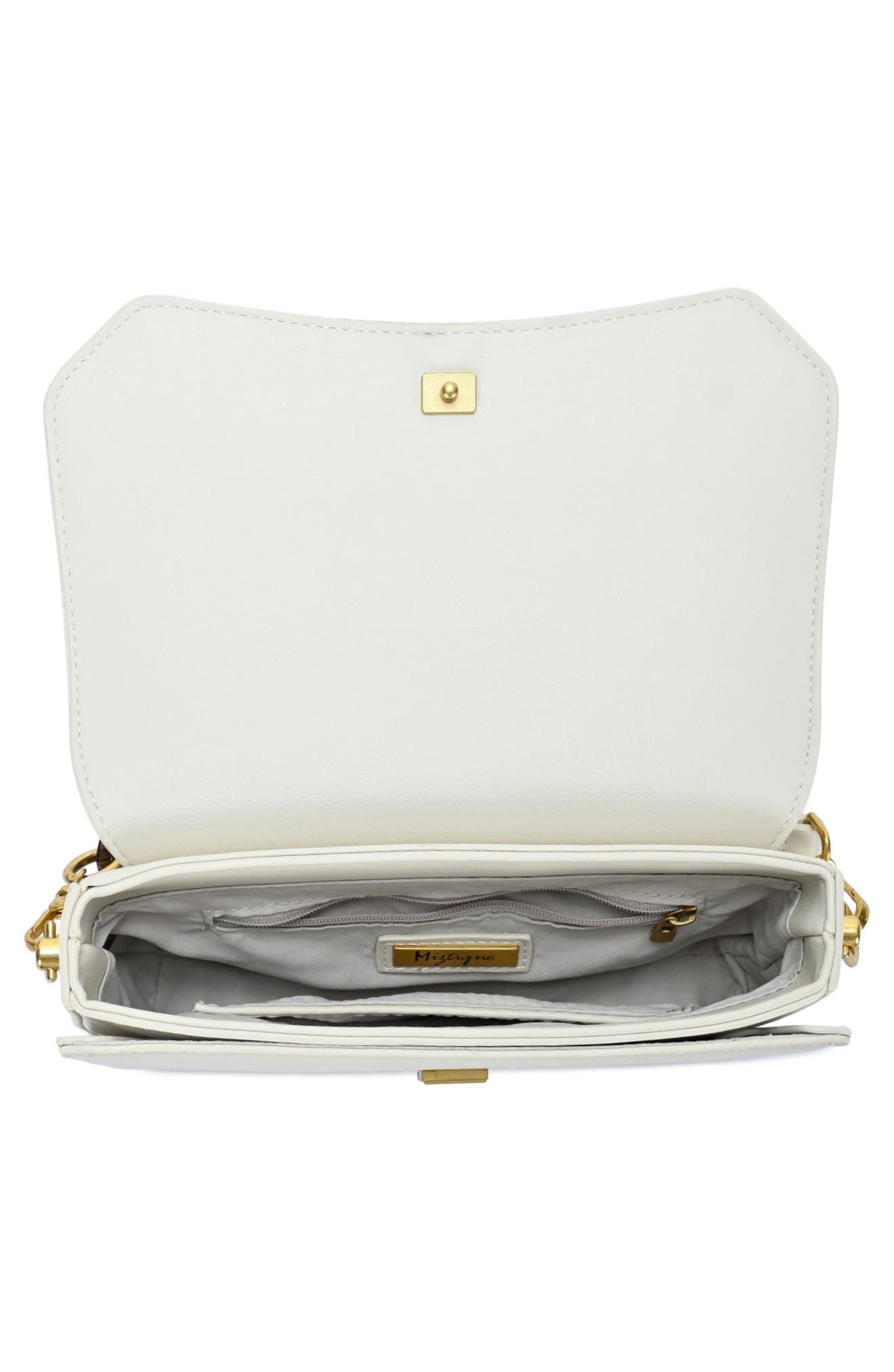 Miztique Flap Shoulder Bag, Alternate, color, Tofu