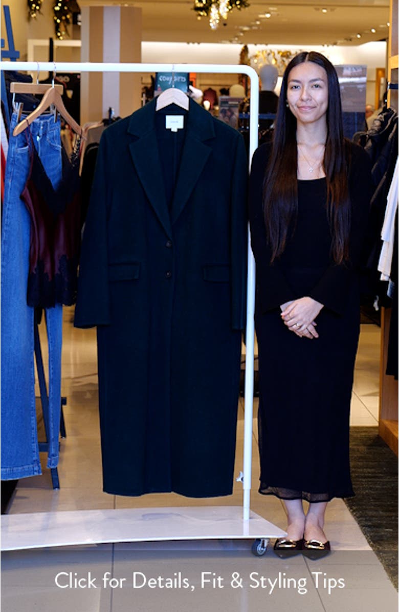 Classic Wool Blend Coat, sales video thumbnail