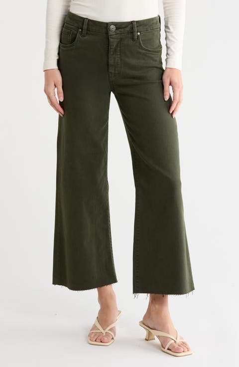 Meg High Rise Fab Ab Wide Leg Jeans
