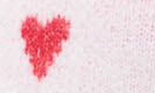 Blu Pepper Heart Peter Pan Collar Cardigan In White