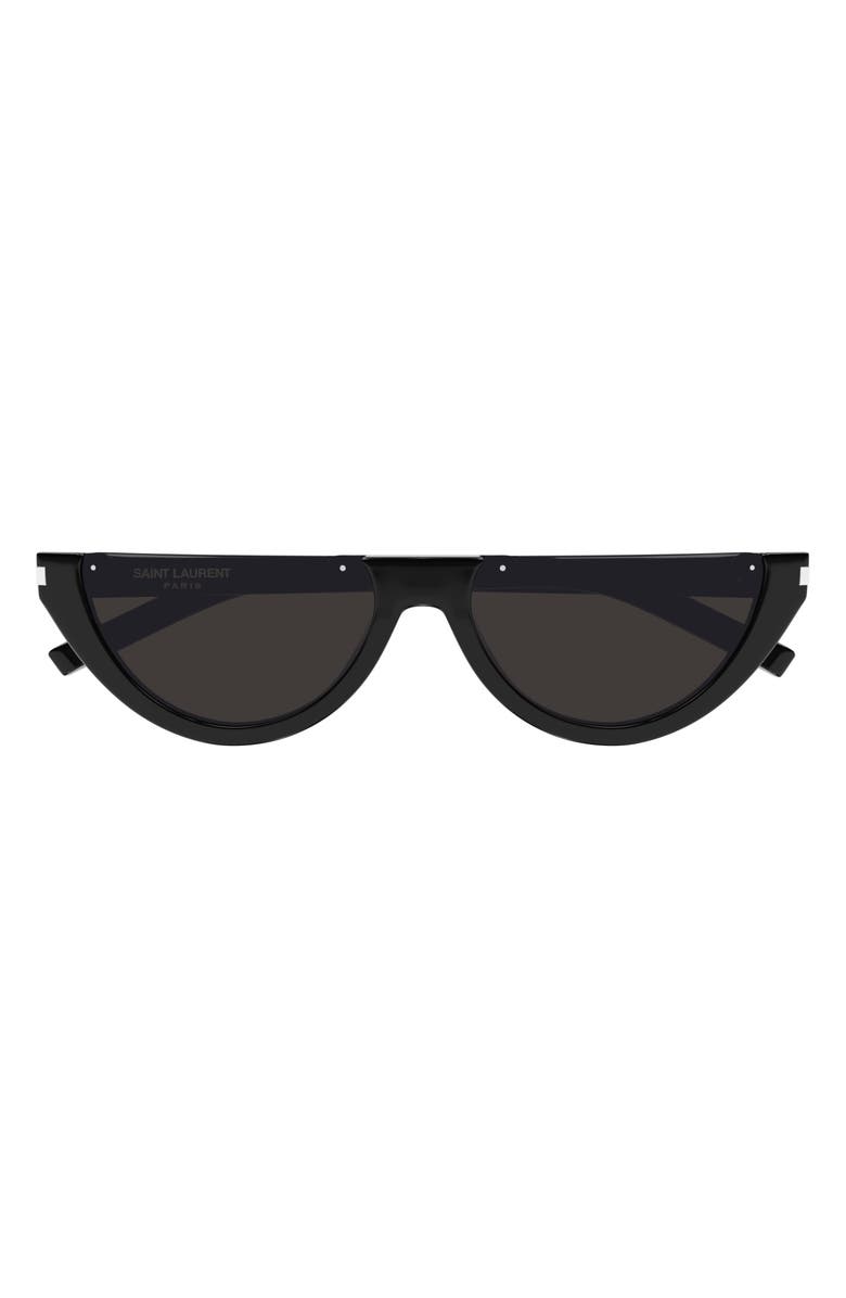 Saint Laurent 54mm Geometric Sunglasses, Main, color, 