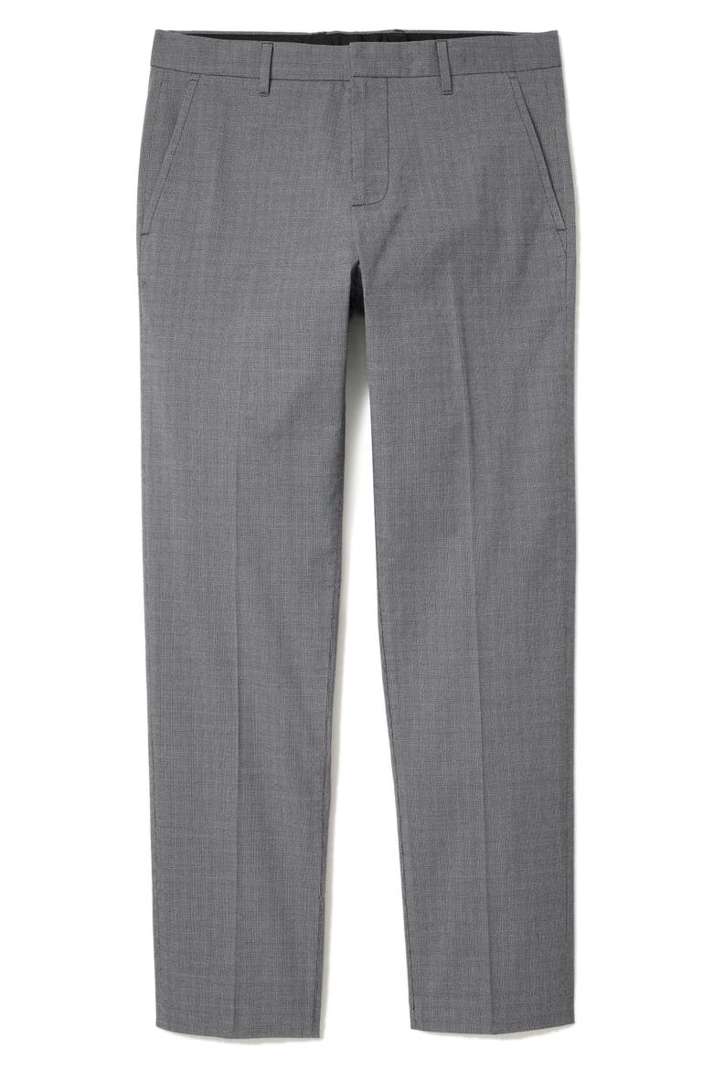 Weekday Warrior Stretch Cotton Dress Pants, Alternate, color, MONDAY GREY CHECK HEATHER