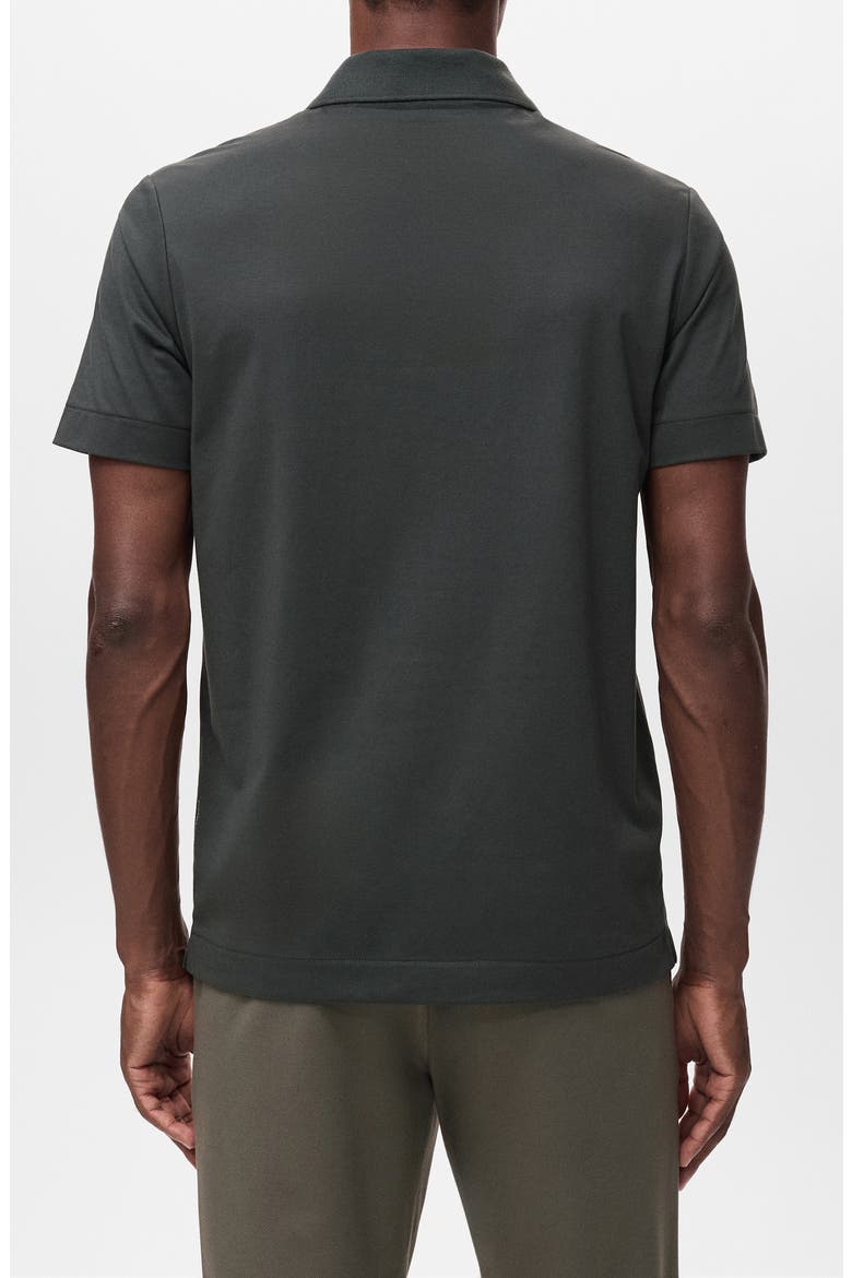 Slim Fit Thermolite® Polo, Alternate, color, DARK GREEN GREY